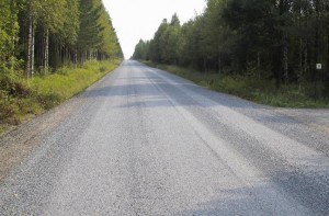 Asphalt is used in the construction of modern roads.